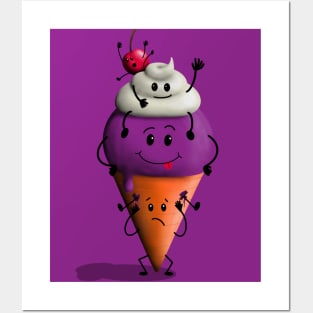 Emotional Ice Cream Posters and Art